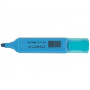 Evidenziatore Q-Connect 1,5-2 mm blu KF01114