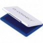 Cuscinetto per timbri Q-Connect 11x7 cm blu KF25209