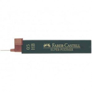 Mine Faber-Castell Super Polymer 0,5 mm HB astuccio da 12 - 120500_602910