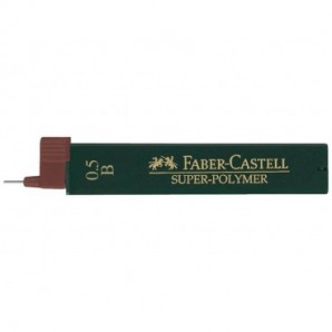 Mine Faber-Castell Super Polymer 0,5 mm B astuccio da 12 - 120501_602914