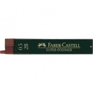 Mine Faber-Castell Super Polymer 0,5 mm 2B astuccio da 12 - 120502_602917