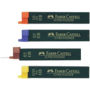Mine Faber-Castell Super Polymer 0,7 mm HB astuccio da 12 - 120700_602924