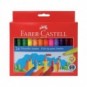 Pennarelli Faber-Castell CASTELLO Jumbo punta grossa 5 mm assortiti astuccio di cartone da 24 - 554324_533524
