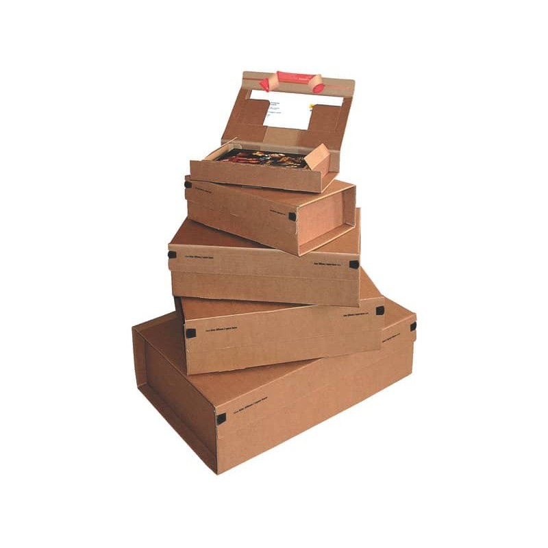 Scatola torta bianca in cartoncino ondulato cm 30x30x6