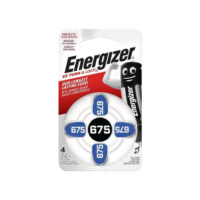 Batterie a bottone ENERGIZER 675 conf. da 4 - E001082204_164221