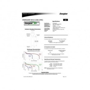 Batterie ricaricabili ENERGIZER Extreme AA - 2300 mAh conf.da 4 - E300624600_267410