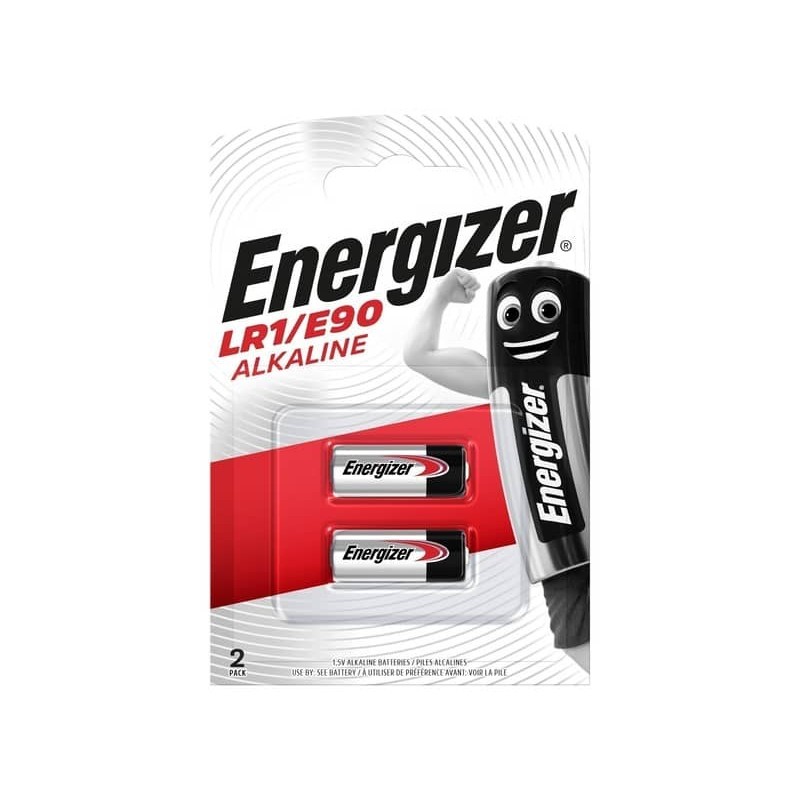 Batterie alcaline a bottone ENERGIZER LR1/E90 conf. da 2 - E300803301_383688