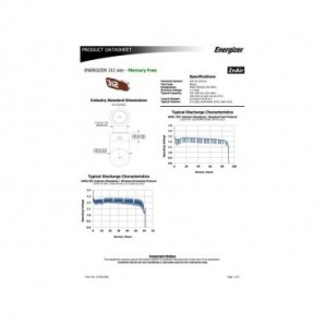 Batterie a bottone ENERGIZER 1312 conf. da 8 - E301431800_164223
