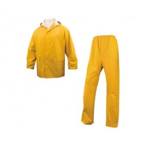 Giacche pioggia DELTA PLUS completo giacca e pantalone - cuciture saldate giallo - M - EN304JATM2_401630