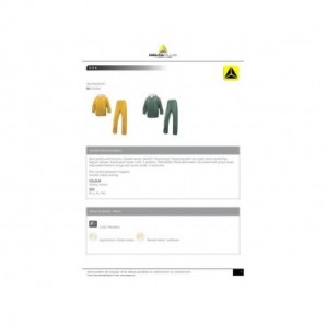 Giacche pioggia DELTA PLUS completo giacca e pantalone - cuciture saldate giallo - XXL - EN304JAXX2_401655