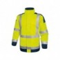 Giacca da lavoro Delta Plus Parka Easy View c/zip imperm. - Cl.3 - 4 tasche - argento giallo fluo-blu - M - EASYVJMTM