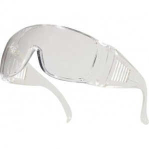 Occhiali Piton visitatori Delta Plus monoblocco policarbonato trasparente - LUCERNEIN100_400467