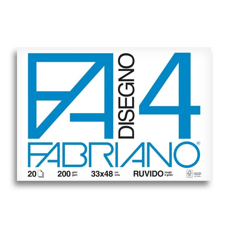 Album da disegno Fabriano F4 220 g/m² 20 33x48 cm ff. ruvidi 05000797_461932