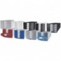 Cassettiera IMPULS HAN in polistirolo con 4 cassetti chiusi per A4/C4 grigio-trasparente - 1012-63