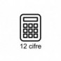 Calcolatrice scrivente CASIO display a 12 cifre - almentazione rete o batteria bianco - HR-8RCE-WE blister_066737