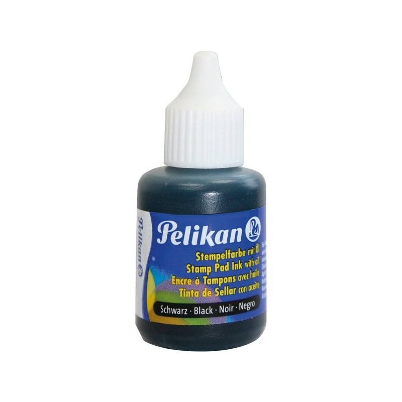 Inchiostro per timbri con olio Pelikan flacone 30 ml nero 351353_124921