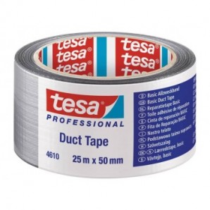 Nastri adesivi in tela tesa BASIC duct tape MU84 grigio 25 m x 50 mm 04610-00001-00_939619