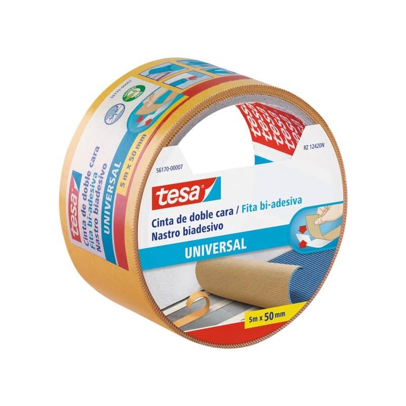 Supertite Nastro Biadesivo 18 Mm X 5 M, Per Fissaggi E Lavoretti Fai Da Te, Adesivo Forte