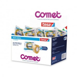 Nastri adesivi trasparenti Comet CELLO 64-160 cellophane 19mm x 33m conf.24 - 64160-00029-01_131079