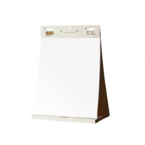 Lavagna da tavolo Bi-Office in carta autoadesiva 58,5x50 cm bianco FL148303