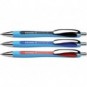 Penna a sfera a scatto Schneider Slider Rave ricaricabile tratto XB blu 132503_238277