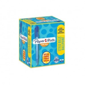 Penna a sfera a scatto Paper Mate Inkjoy 100 RT ULV M 1 mm assortiti Special Pack 80+20 GRATIS - S0977440_238105