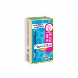 Penne a scatto Paper Mate InkJoy Gel RT M 0,7 mm blu special pack 24 pezzi - 2077176