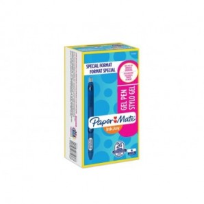 Penne a scatto Paper Mate InkJoy Gel RT M 0,7 mm blu special pack 24 pezzi - 2077176