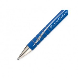 Penna a sfera a scatto Flexgrip Elite - punta 14mm - blu - Papermate