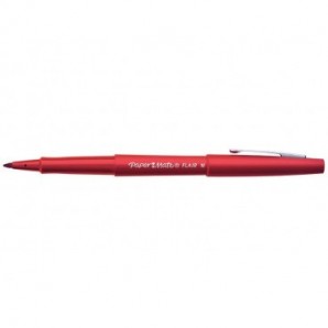 Penna punta fibra Paper Mate Flair/Nylon M 1,1 mm rosso S0190993_788661