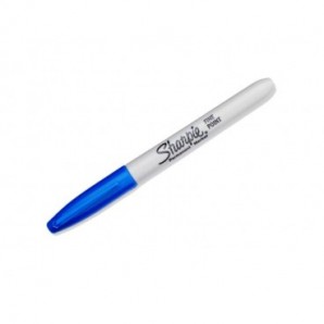 Marcatore permanente Sharpie Fine punta conica 1 mm blu S0810950_943475