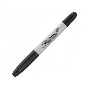 Marcatore permanente Sharpie Twin Tip EF F a doppia punta conica 1-0,5 mm nero S0811100_418201