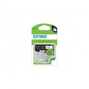 Nastro per etichettatrici Dymo D1 Poliestere extra strong 12 mm x 5,5 m nero/bianco - S0718060_092319