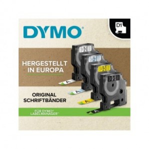 Nastro per etichettatrici Dymo D1 - 6 mm x 7 m mero/trasparente S0720770_699012