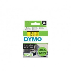 Nastro per etichettatrici Dymo D1 - 9 mm x 7 m nero/giallo S0720730_433500