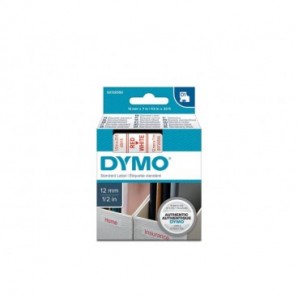 Nastro per etichettatrici Dymo D1 - 12 mm x 7 m rosso/bianco S0720550_260350