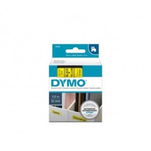 Nastro per etichettatrici Dymo D1 - 12 mm x 7 m nero/giallo S0720580_260385