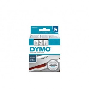 Nastro per etichettatrici Dymo D1- 19 mm x 7 m nero/trasparente S0720820_389365