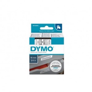 Nastro per etichettatrici Dymo D1- 19 mm x 7 m nero/bianco S0720830_389411