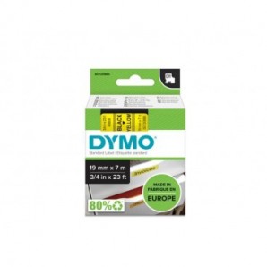 Nastro per etichettatrici Dymo D1 - 19 mm x 7 m nero/giallo S0720880_766486