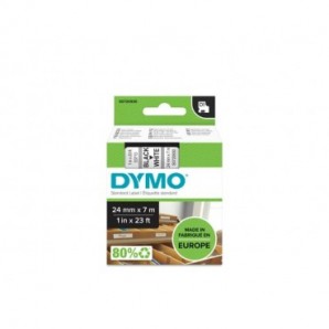 Nastro per etichettatrici Dymo D1- 24 mm x 7 m nero/bianco S0720930_859824