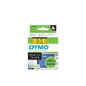 Nastro per etichettatrici Dymo D1 - 24 mm x 7 m nero/giallo S0720980_859832