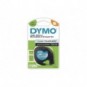 Nastro per etichettatrici Dymo LT plastica 12 mm x 4 m nero/trasparente S0721530_345563