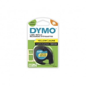 Nastro per etichettatrici Dymo LT plastica 12 mm x 4 m nero/giallo S0721620_639138