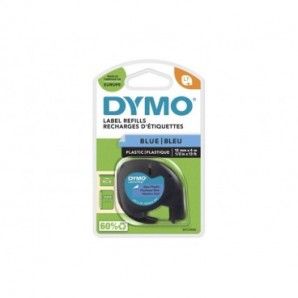 Nastro per etichettatrici Dymo LT plastica 12 mm x 4 m nero/blu S0721650_345571