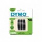 Nastri a rilievo per etichettatrici Dymo vinile 9 mm x 3 m nero blister da 3 - S0847730_241628