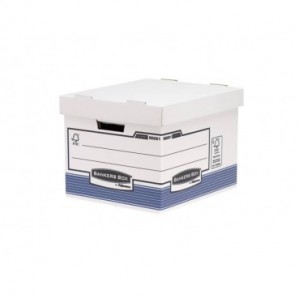 Scatola archivio BANKERS BOX Box System blu/bianco 0026101_704582