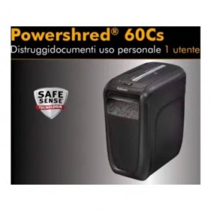 Distruggidocumenti uso personale FELLOWES Powershred® 60Cs P-4 taglio a frammento - 4606101_131397