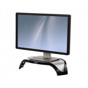 Supporto FELLOWES Smart Suites per monitor plastica grigio/nero 30x53 cm 8020101_802421