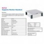 Supporto FELLOWES per monitor standard plastica riciclata grigio 10x33x34 cm 91712_688126